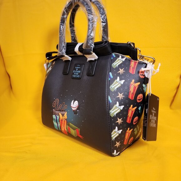 Loungefly The Nightmare Before Christmas Sandy Claws Zero Satchel Handbag NEW - Picture 5 of 13
